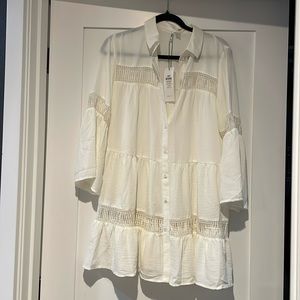 Lace tunic blouse, size 6
